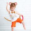 EVERMARKET Plush Monkey Ears Headband Horns Headband,Halloween Christmas Festival Theme Party Animal Cosplay Costume Headwear (Monkey) view 4