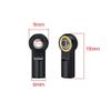 10PCS Metal Link Rod End M3 Ball Joint Head M3 RC Link Tie Rod End Ball Joint Head Holder Support Rod End Tool for 1/10 RC Car Truck Buggy Crawler(Black) view 3