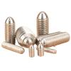 QB414-SS M3/M4/M5/M6 Stainless Steel Hex Socket Allen Positioning Spring Ball Plunger Screw Bolt (Size : QB414-SS, Color : M3-8 (10pcs)) view 1