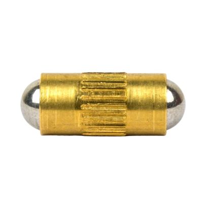 Brass Body and Stainless Steel Ball Press-Fit Type Spring Plunger Double Side Ball Plunger 5PCS (Size : VCN412-4)