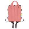 Custom Name Diaper Bag Customized Baby Flower Pink Mommy Nappy Bags with Multi Pocket & Large Capacity Personalized Nappy Changing Bag Nursing Mommy Daypack with Multi Pockets for New Mom view 2