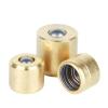 xttaiwysc 10pcs/lot Brass Push Button Oiler Press 6mm 8mm 10mm Fit Ball Oil Nozzle Grease Cup for Gas Engine Motor Repair Replacement Part (Color : 16mm x 16mm) view 1