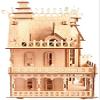 3D Puzzle House, Fantasy Villa Model Kit DIY Miniature Dolls House Kits Birthday Gift for Adults (Fantasy Villa) view 4