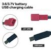 3.7V USB Charger Cable with JST 2 Pin Plug Compatible for RC Car, Plane, Tank, Boat and Other Remote Control Toys - Universal 3.7V Lipo Battery view 3
