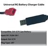 3.7V USB Charger Cable with JST 2 Pin Plug Compatible for RC Car, Plane, Tank, Boat and Other Remote Control Toys - Universal 3.7V Lipo Battery view 4