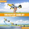 HAWK'S WORK 3 Channel RC Plane BF-109, Remote Control Airplane Ready to Fly, 2.4GHz 6-axis Gyro Stabilizer, Easy to Fly for Kids & Beginners view 3
