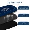 CONTINUE Upgraded Waterproof Poker Mat 8 Players Texas Hold'em Poker Mat Professional Poker Mat Anti-Slip Rubber Poker Table Top Layout with Carrying Bag for Poker Games, Blackjack, Casino70 x 35  view 2