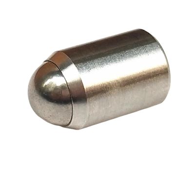 D2~D16 Stainless Steel Press-in Type Touch Bead Top Wire Wave Bead Positioning Fixed Spring Ball Head Plunger*10pcs (Color : No Steps, Size : D3 x 4)
