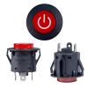 ToiCottage 2Pcs 3 Pin Switch for Kids Electric Cars, Push Button, Manual, Red view 1
