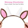 EVERMARKET Plush Animal Ears Headband Horns Headband,Halloween Christmas Festival Theme Party Animal Cosplay Costume Headwear (Goat) view 3