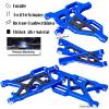RCHuiWow RC Suspension Arms Upgrades Part for 1/7 Felony 6S BLX Infraction 6S BLX Limitless 6S BLX,1/8 Typhon 6S,Aluminium Front Upper & Front Lower & Rear Lower A Arms,6pcs w/Pivot Balls,Navy Blue view 3