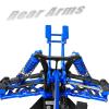 RCHuiWow RC Suspension Arms Upgrades Part for 1/7 Felony 6S BLX Infraction 6S BLX Limitless 6S BLX,1/8 Typhon 6S,Aluminium Front Upper & Front Lower & Rear Lower A Arms,6pcs w/Pivot Balls,Navy Blue view 4