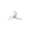 Gemfan 4Pairs 1219S Propeller 3-Blade CW CCW Paddle for RC Drone Quadcopter Replacement DIY Part (Clear Purple) view 3