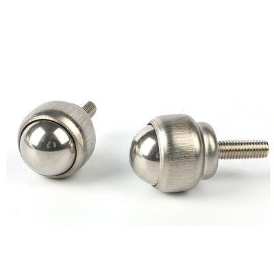 5Pcs Ball Transfer with Rod Universal Ball Transfer Caster CY-12D CY-19D CY-25D CY-25F CY-40F (Color : SUS304, Size : CY-25F)