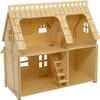 3D Puzzle House, Fantasy Villa Model Kit DIY Miniature Dolls House Kits Birthday Gift for Adults Teens (Duplex) view 1