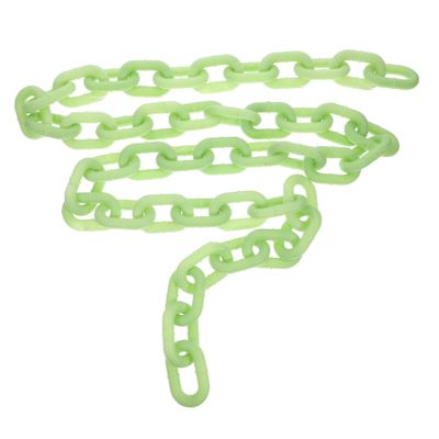 Abaodam Halloween Glow Dark Chain Prop for Parties Haunted Houses and Costume Events Decorative Chain for Spooky Decor and Frightful