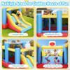 AKEYDIY Bounce House Double Slide, Large Bounce House for Big Kids 8-12/3-6, 1829490inch Inflatable Bouncer with Ball & Basketball Hoop,for 4-5 Kids,Durable 420D/840D Oxford Cloth with Blower view 3