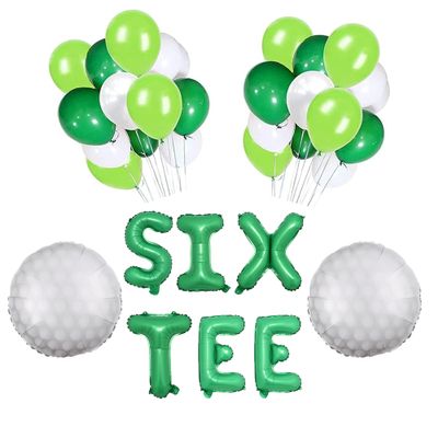 100% LIKED-Six Tee Balloon Banner, 60th Birthday Golf Theme Birthday, Golf 60th Birthday, 60th Golf Birthday Decorations, Golf themed Birthday, 60th Birthday Party For Man Or Women