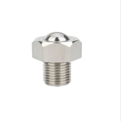 MJ312/MJ313 Stainless Steel/POM Ball Stainless Steel Hex Head Conveyor Ball Rollers Bolts 10pcs (Color : MJ312, Size : 1PCS_M16)