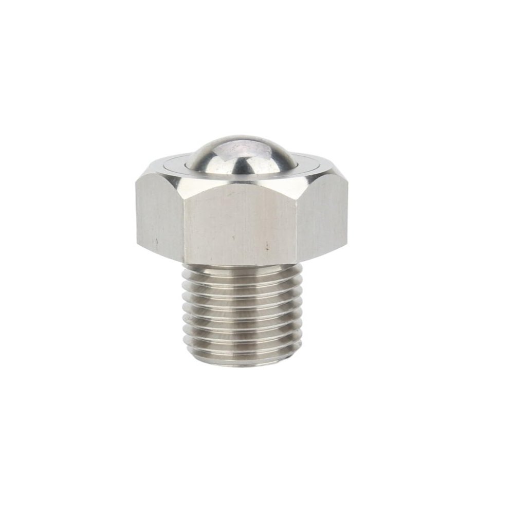 MJ312/MJ313 Stainless Steel/POM Ball Stainless Steel Hex Head Conveyor Ball Rollers Bolts 10pcs (Color : MJ312, Size : 1PCS_M16)