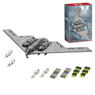 KAROYD Technic 1/70 B2 Spirit Stealth Strategic Bomber Building Kit, Military Transport Series Building Blocks Set (2063PCS), 17V0913E0AM6