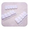 Sutoyuen 15Pcs/Pack Pacifier Clip Holder Plastic Mitten Binky Clip for DIY Personalized Dummy Clips Baby Blankets Bib Chain Holder White Color 15mm view 2