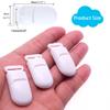 Sutoyuen 15Pcs/Pack Pacifier Clip Holder Plastic Mitten Binky Clip for DIY Personalized Dummy Clips Baby Blankets Bib Chain Holder White Color 15mm view 3