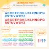LovesTown Magnetic Alphabet Letters Set for Toddlers, Educational Learning Kit with Double-Sided Board and Storage Box, 234 PCS view 2
