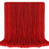 100 PCS Red Mardi Gras Beads, Red Beads Necklaces Christmas Necklaces 33" Metallic Beaded Costume Necklaces Party Necklaces for Valentines Christmas Parade Throws Wedding Birthday Party Favors view 1