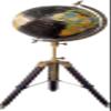 Calif International World Globes for Adults | Decorative Large World Globe with Stand 12 inch, with Tripod Stand, Adjustable Height-Black view 1