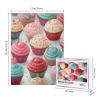 500 Piece Jigsaw Puzzle for Adults Personalized Picture Puzzle Colorful Sweet Lollipop Cupcake Donut Customized Wooden Puzzle for Family, Birthday, Wedding, Game Nights Gifts, 20.4"x15" view 2