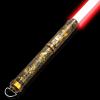 Borlvias Lightsaber Dueling Light Saber with 12 RGB Colors 16 Sound Fonts Smooth Swing Motion Control Force FX Lightsabers Cosplay Props(1 Pack, Gold) view 1