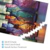 500 Piece Jigsaw Puzzle for Adults Personalized Picture Puzzle Colorful Glass Bottle Customized Wooden Puzzle for Family, Birthday, Wedding, Game Nights Gifts, 20.4"x15" view 3