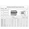 5Pcs/Lot 304 Stainless Steel Ball Plunger Push Fit Ball Spring Ball Plungers 3mm 4mm 5mm 6mm 8mm 10mm 12mm (Size : D8xL9) view 4