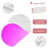 UMIRIKO Gradient Bright Purple Baby Burp Cloths for Boy Girl Cotton Baby Burping Cloth Soft Newborn Towel 1 Pack Gradient Bright Purple view 3