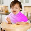 UMIRIKO Gradient Bright Purple Baby Burp Cloths for Boy Girl Cotton Baby Burping Cloth Soft Newborn Towel 1 Pack Gradient Bright Purple view 4