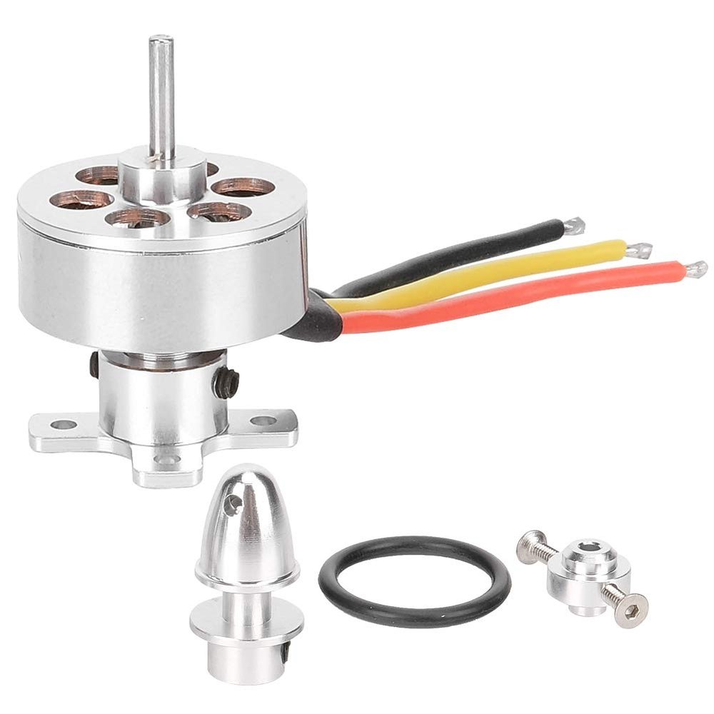 High Performance Brushless Motor, Rc Airplane Motor, Thruster Brushless Motor for KT Board Foam Fixed Wing Aircraft Airplane(2300KV)