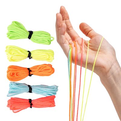 Loop Lasso Nano UltraGlow String Pack - Fluorescent UV-Reactive Strings, Viral Fidget Toy Gadget & Music Festival Rave Dance Accessory