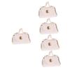 Hemoton 5pcs Little Girl Purse Dollhouse Accessories for Boy Girl Play Lightweight and Skin-Friendly Design Toy for Pretend Play and Dress up view 1