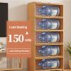 EKDJSN Acrylic Display Case, Hidden Flip Showcase, Small Footprint, Carrying Capacity 150 Catty, Suitable for Study Rooms and Other Places (Size : 31.4x12.5x55.1in) view 3