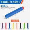 KISEER 480 Pcs Colorful Refill Darts Bullets Ammo Pack for Nerf N-Strike Elite Series Blasters view 2