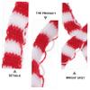 Ciieeo Mini Holiday Scarf for Plush Pet Plaid Hair Scarf Knitted Decorative Bottle Neckerchief Little Snowman Decor view 2