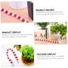 Ciieeo Mini Holiday Scarf for Plush Pet Plaid Hair Scarf Knitted Decorative Bottle Neckerchief Little Snowman Decor view 3