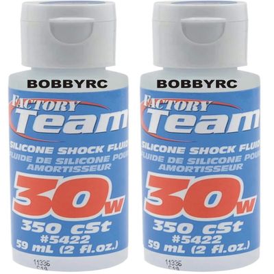Team Associated (2) 30w Weigh Silicone Shock Oil Fluid for Traxxas Losi Arrma
