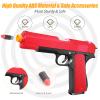 Bugrtey Soft Bullet Toy Gun Pistol with Shell Ejecting for Indoor/Outdoor Shooting Games Toys, Fake Prop Gun for Halloween Costume, Educational Play Toy Guns Model(Red), Christmas/Birthday Gifts view 2