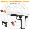 Bugrtey Soft Bullet Toy Gun Pistol with Shell Ejecting for Indoor/Outdoor Shooting Games Toys, Fake Gun Prop for Halloween Costume, Educational Play Toy Guns Model, Christmas/Birthday Gifts view 2