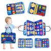 Busy Board for Toddlers 1-3 Sensory Busy Book for 1+ Year Old Boys Girls Montessori Learning Activity Books Birthday Christmas Toddler Gift (Planet) view 1
