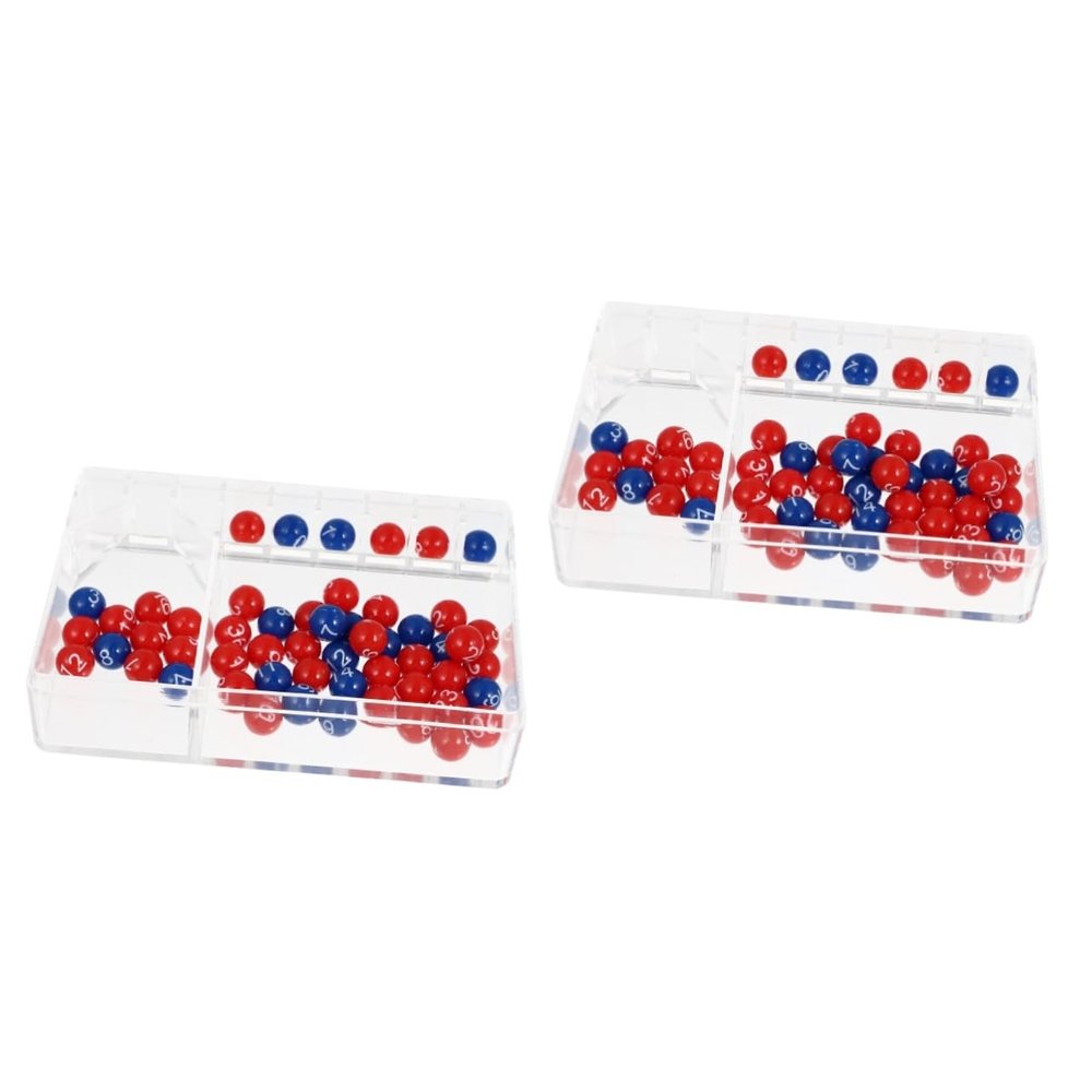 ifundom 2sets Colorful Raffle Plastic Lottery Game for Party Games Easy to Grasp for Raffle Drawings and Entertainment Events