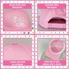 6th Birthday Girl, 6th Birthday Hat Pink for Girls, Happy 6th Birthday Badge Button for Girls, 6 Year Old Girl Birthday Party Favor, 6th Birthday Decorations for Her, 6 Yr Old Birthday Outfit view 4