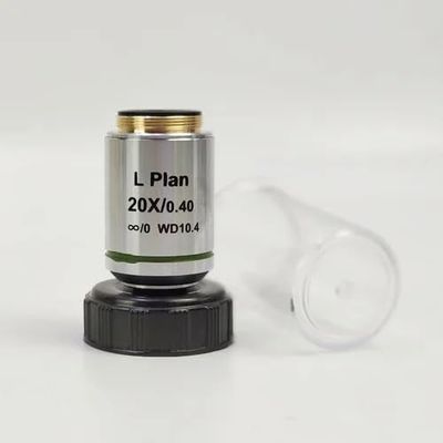 5X 10X 20X 50X 100X Infinity Microscope Objective Achromatic Long Working Distance Metallographic Microscope Parts 20.2MM (Size : FL 20X)
